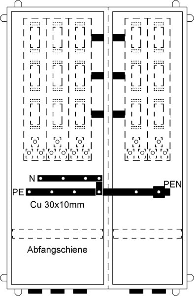 ABB - Hausanschlussschrank KS876AL