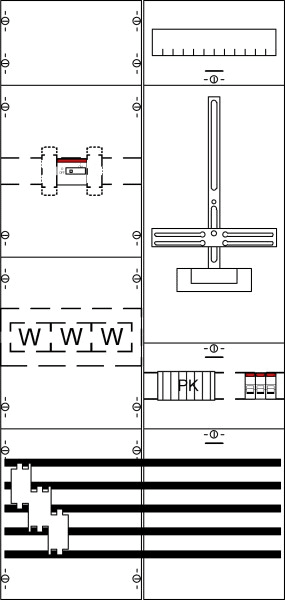 ABB - M+W Feld kpl. BH3-2FB KA4261