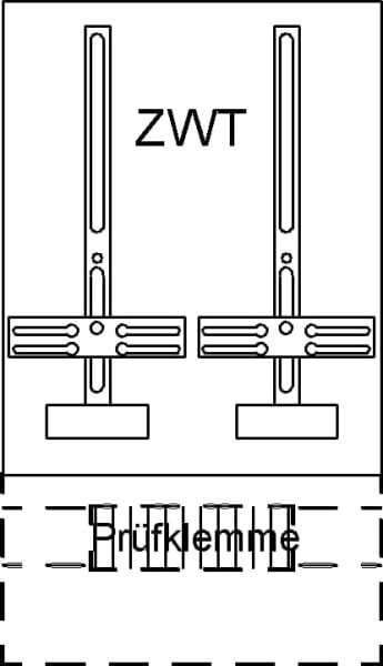 ABB - Meßplatte verdr. 1/2 Kreuze KF421