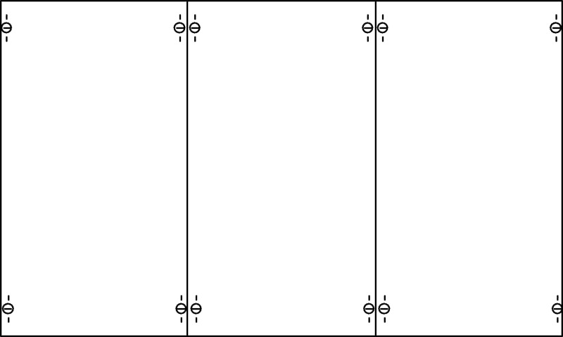 ABB - V-Feld 3FB für 2SS-System 3V00SH
