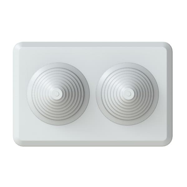 ABB - Flansch 2 Kabeltüllen 10ST TZ104P10