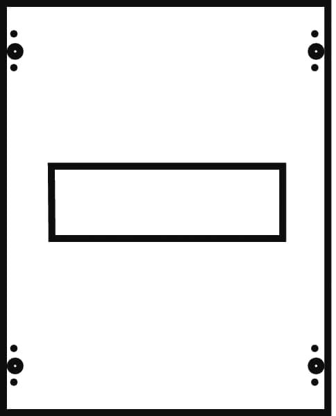 ABB - Abdeckung 300x250mm für S750 AG128