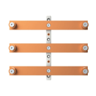 ABB - Cu-Verbinder Set 40x10 Tr ZX2217P3