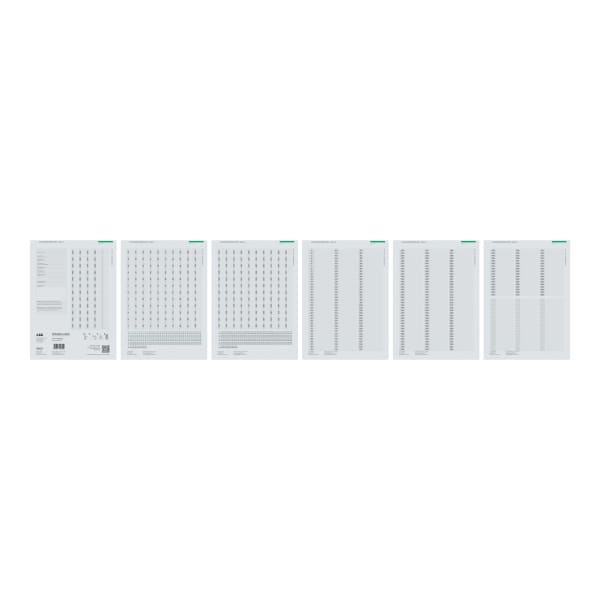 ABB - Beschriftungssystem Zubehör ComfortLine Compact UP