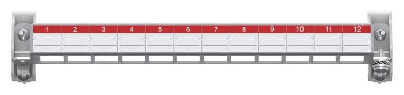 ABB - Patchpanel 12 Module E-Dat oder Keystone
