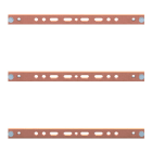 ABB - CU-Schiene 30x10, 2FB, 3P ZX2690