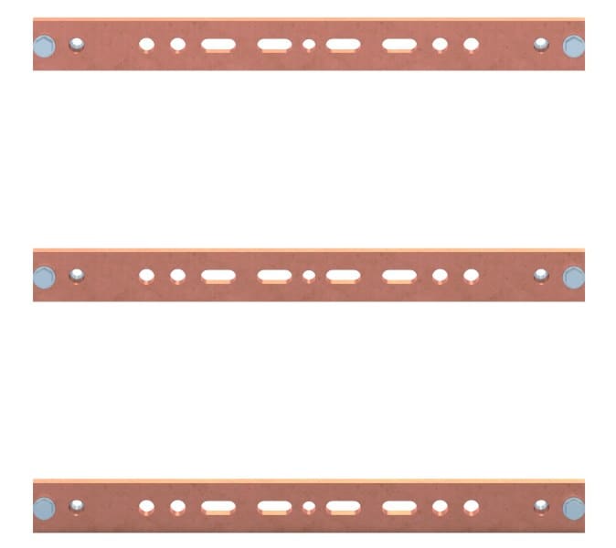 ABB - CU-Schiene 40x10, 2FB, 3P ZX2691