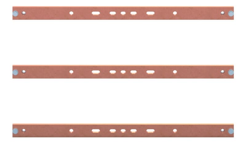 ABB - CU-Schiene 40x10, 3FB, 3P ZXM2694
