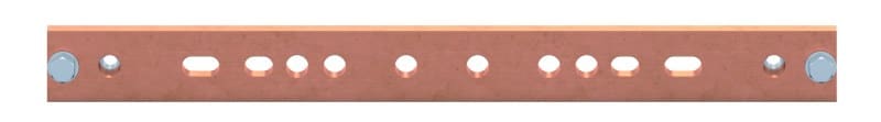 ABB - CU-Schiene 40x10, 2FB, N ZX2721