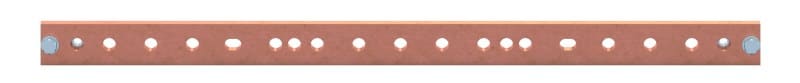 ABB - CU-Schiene 40x10, 3FB, N ZX2724