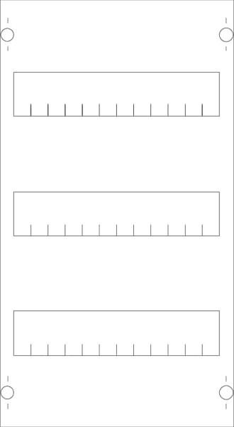 ABB - 1V00A Verteilerfeld BH00 1-Feld