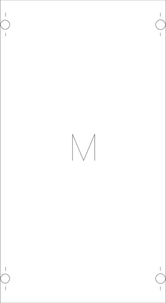 ABB - 1M00A Verteilerfeld BH00 1-Feld