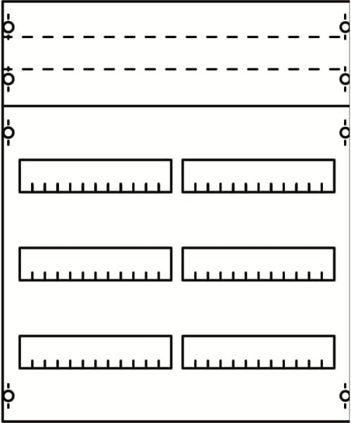 ABB - 2V0KA Verteilerfeld BH0 2-Feld