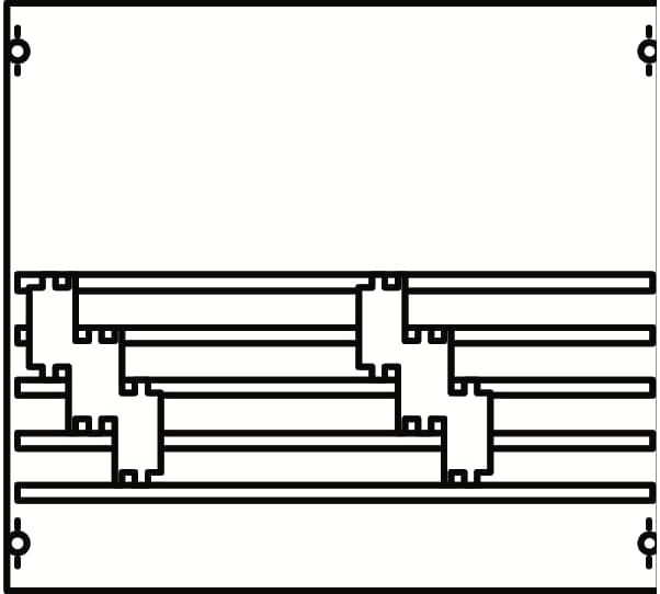 ABB - 2V003A Verteilerfeld BH00 2-Feld