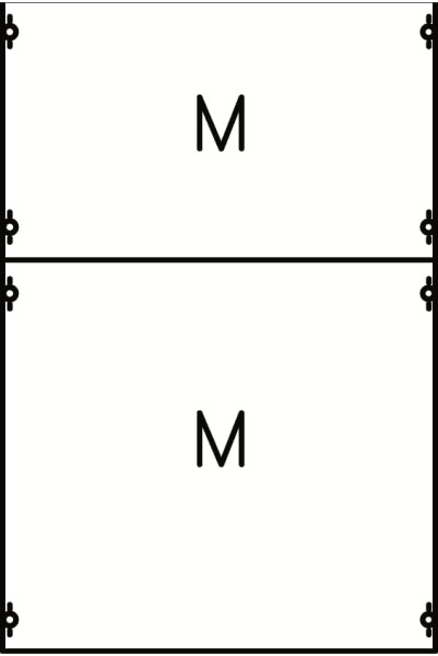 ABB - 2M1A Verteilerfeld BH1 2-Feld