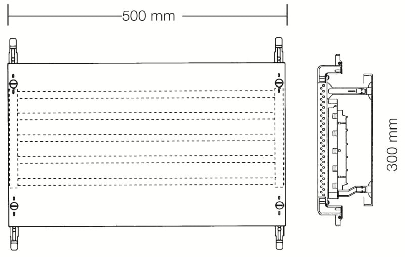 ABB - ED72SA Kombi-Set 2F. Sammelsch.Syst.