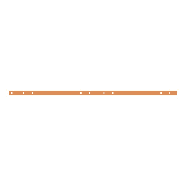 ABB - ZX1067 CU-Schiene 30x10mm, L:1050mm