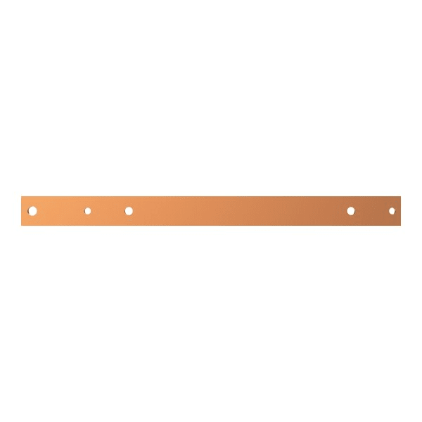 ABB - ZX1071 CU-Schiene 40x10mm, L:550mm