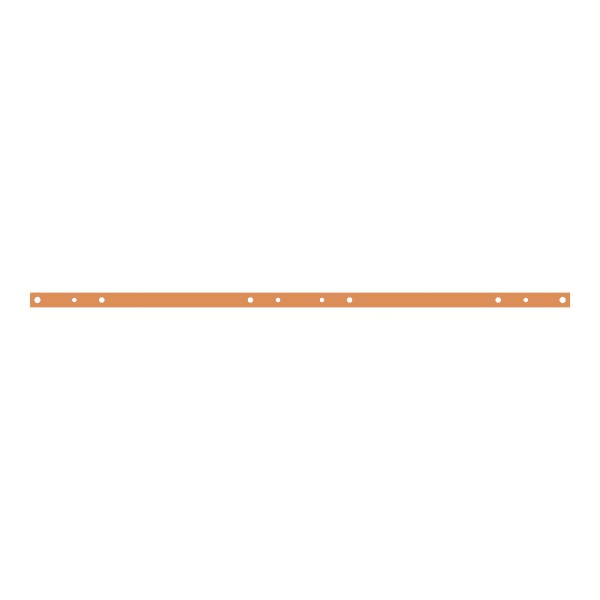 ABB - ZX1107 CU-Schiene 30x10mm,L:1100mm