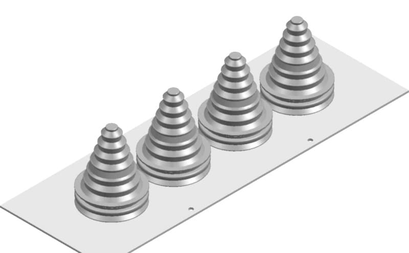 ABB - Flanschplatte Alu m.Auschnitt RZF15