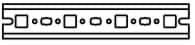 ABB - ED51P30 Hutprof.Schiene 1F.(ME=30St.)