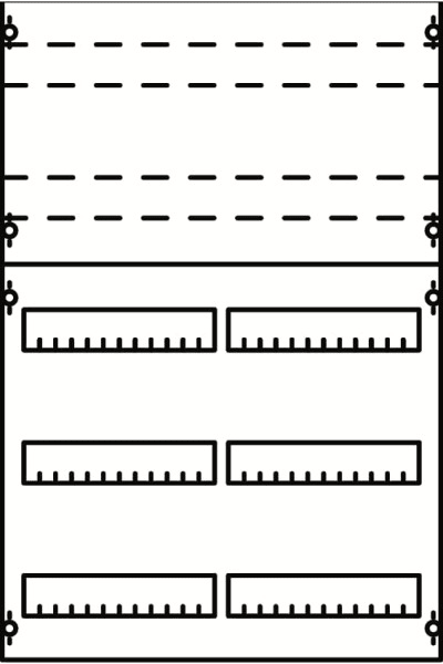 ABB - Verteilerfeld BH1 2F.150mm 2V1K-150