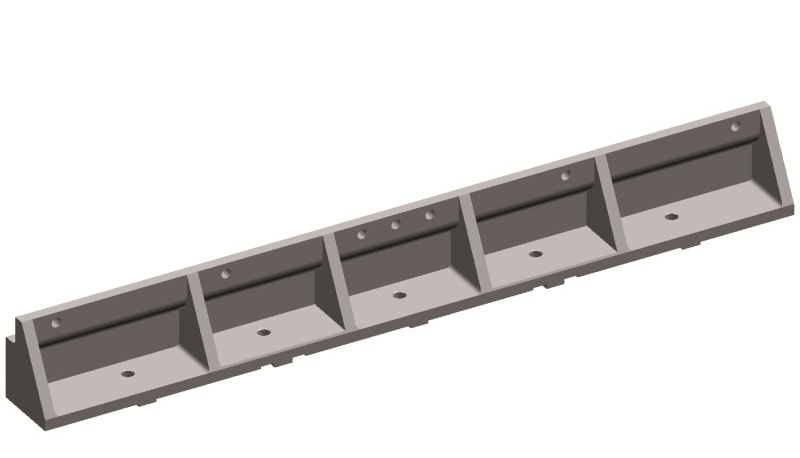 ABB - Sammelschienenhalter 3-polig ZX640