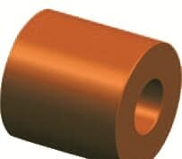 ABB - Cu-Distanzrolle 30x12,5x10mm ZX651