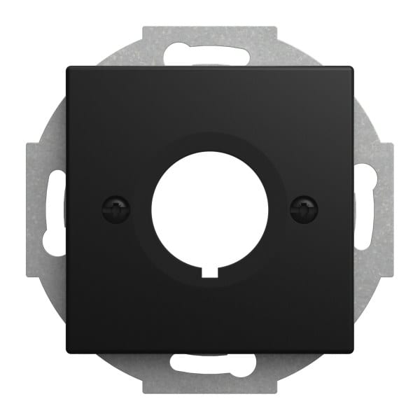 BUSCH-JAEGER - Zentralscheibe mit Tragring Befehlsgeräte 22,5 mm schwarz matt - balance SI