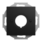 BUSCH-JAEGER - Zentralscheibe mit Tragring Befehlsgeräte 22,5 mm schwarz matt - balance SI