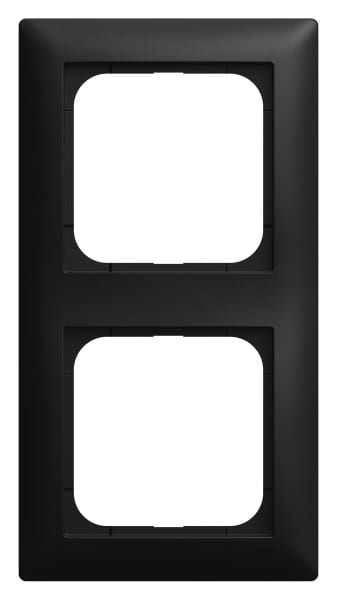 BUSCH-JAEGER - Abdeckrahmen 2-fach schwarz matt - balance SI