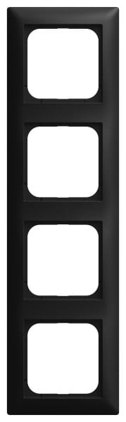 BUSCH-JAEGER - Abdeckrahmen 4-fach schwarz matt - balance SI