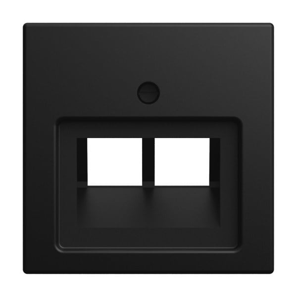 BUSCH-JAEGER - Zentralscheibe UAE/IAE (ISDN) 2-fach schwarz matt - balance SI