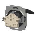 BUSCH-JAEGER - SCHUKO Steckdose Safety+ mit Klappdeckel schwarz matt - balance SI