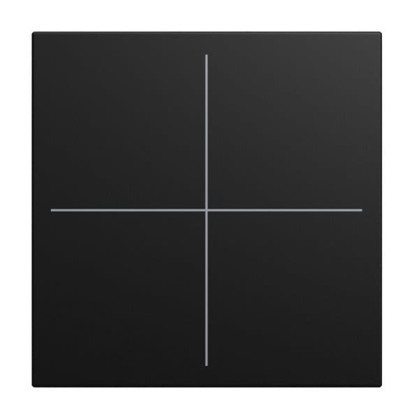 BUSCH-JAEGER - Abdeckung für Keypad 4-fach schwarz matt - balance SI