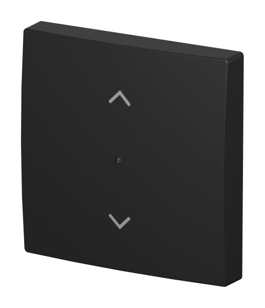 BUSCH-JAEGER - Wippe 1-fach für flex, f@h, KNX mit Symbol Jalousie schwarz matt - balance SI