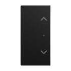 BUSCH-JAEGER - Wippe 2-fach für flex, f@h, KNX L/R mit Symbol Jalousie schwarz matt -balance SI