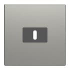 BUSCH-JAEGER - Zentralscheibe für USB C Netzteil-Einsatz 65W edelstahl - pur edelstahl