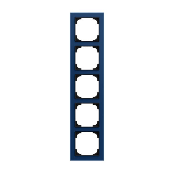BUSCH-JAEGER - Abdeckrahmen 5-fach blauglas - Busch-art linear