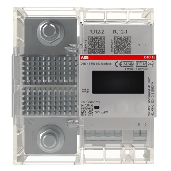 ABB - Energiezähler für DC-Anwendungen bis 650A mit Modbus RTU Schnittstelle