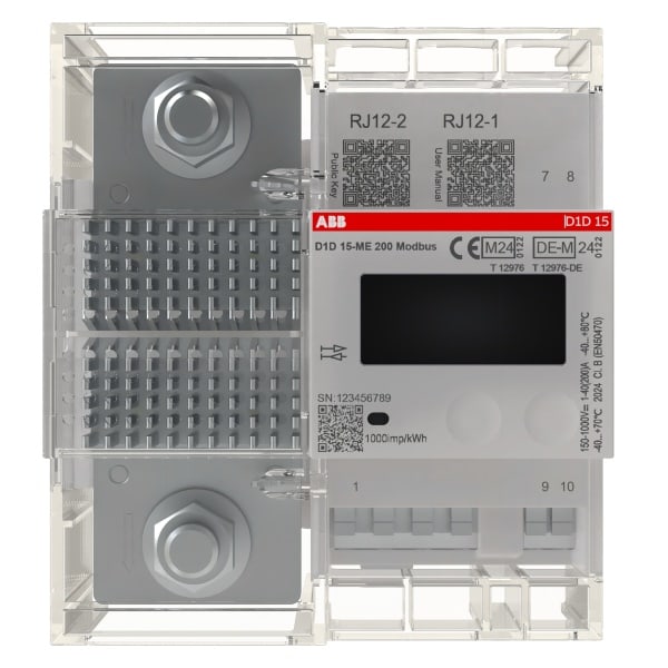 ABB - Energiezähler für DC-Anwendungen bis 200A mit Modbus RTU Schnittstelle