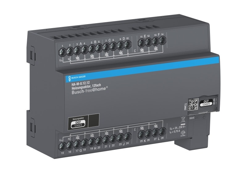 ABB - Heizungsaktor 12-fach 230V REG - Busch-free@home TP