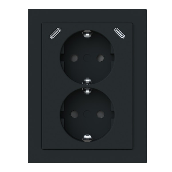 BUSCH-JAEGER - USB-C DoppelSTD AP Eck 202EAPJB2USBC-885