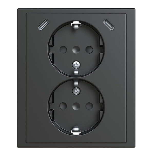 BUSCH-JAEGER - USB-C Doppel-STD AP 202EUJRB2USBC-81