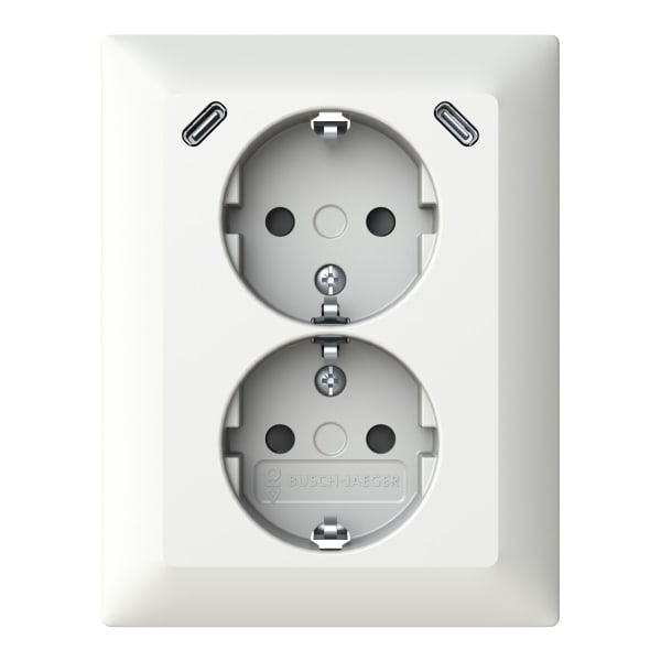 BUSCH-JAEGER - USB-C Doppel-STD AP 202EUJRB2USBC-914