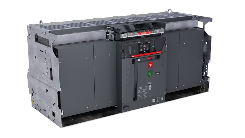 ABB - Leistungsschalter E6.3 mit In=5000A 4p 150kA und Auslöser Ekip Aware LI, 100%N