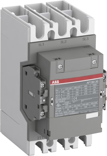 ABB - AF Schütz 24-60V 50/60Hz / 20-60VDC Ringkabelschuhanschluss mit Bahnzulassung