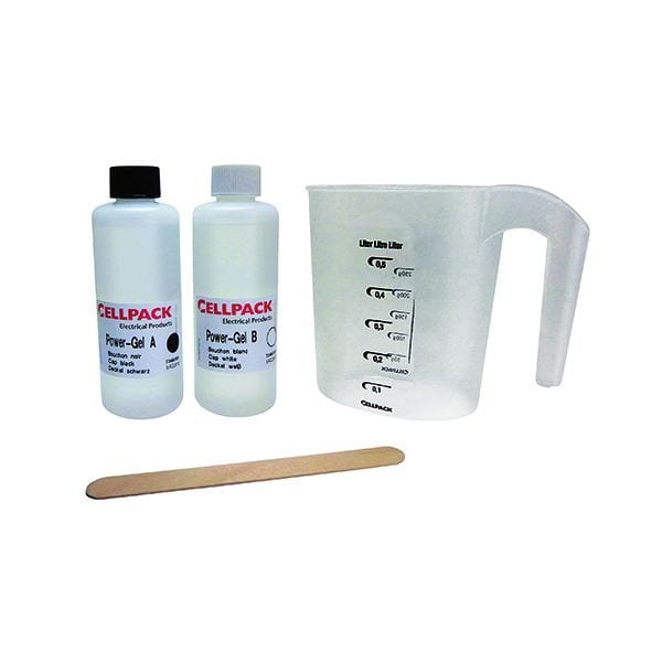 CELLPACK - Power Gel, transparent, Wiederentfernbar, 1000ml, IP68