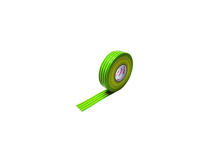 CELLPACK - PVC-Isolierband, grün-gelb D:0.15 B:19mm L:10m