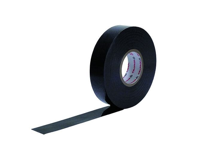 CELLPACK - PVC-Isolierband, schwarz D:0,18mm B:25mm L:20m
